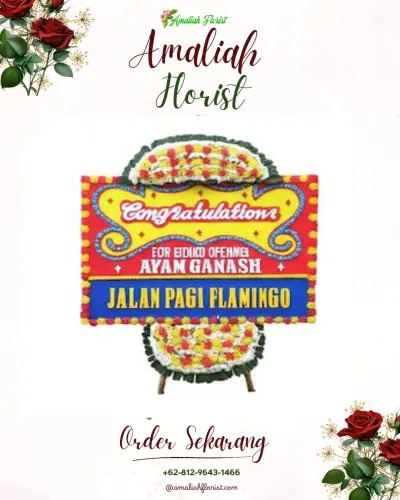 Bunga Papan Congratulation di Makassar
